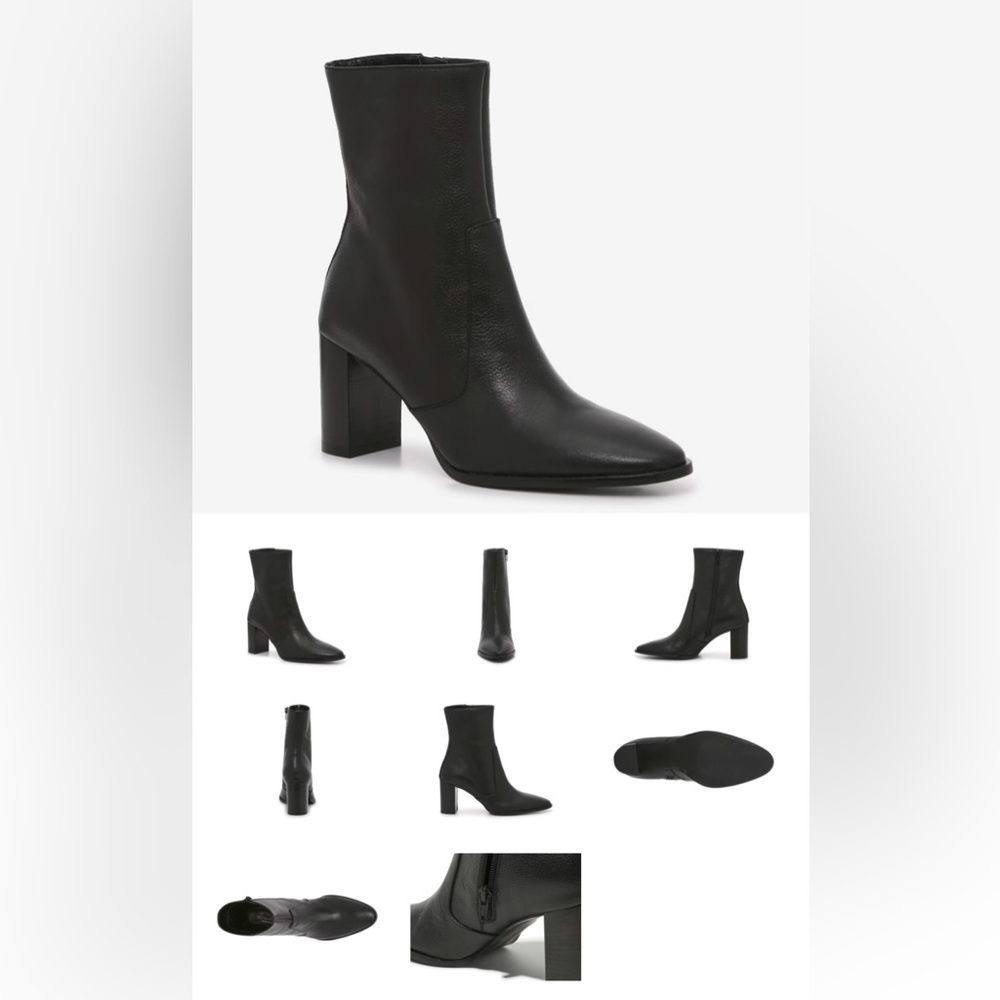 Coach And Four Silla Bootie size 9-1/2 with original box and tissue.
